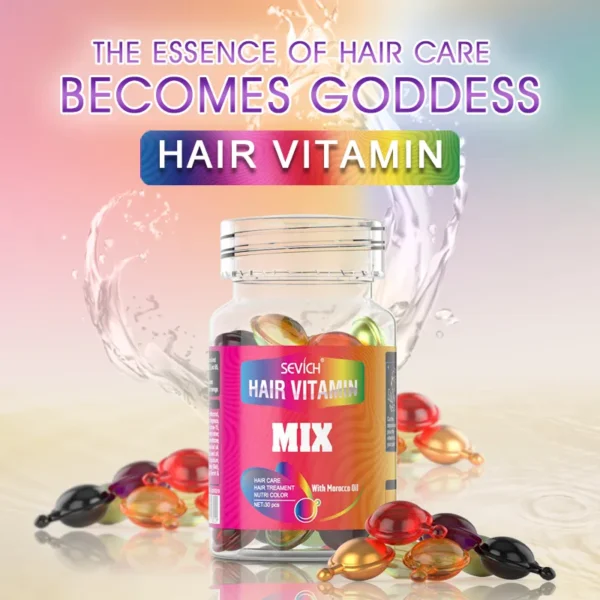 Sevich Mix Hair Vitamin Capsule Hair Treatment Oil Repair Damaged Smooth Hair Care Serum Nourishing Keratin Complex Oil 1
