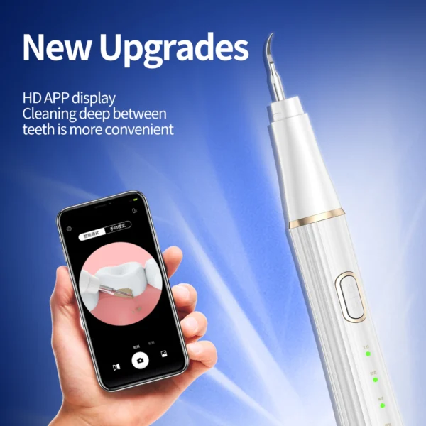 Ultrasonic Dental Scaler For Teeth Tartar Stain Calculus Remover Electric Sonic Teeth Plaque Cleaner Personal Care Appliances 1