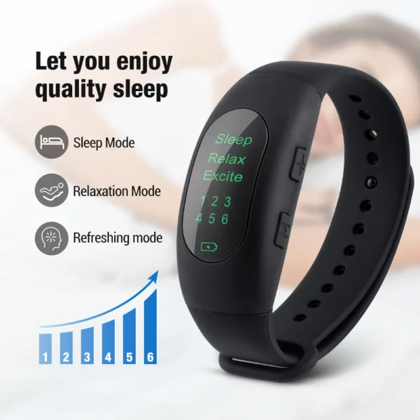 Night Sleep Aid Device Health Personal Care 3 Modes 6 Gears Sleeping Apparatus Massage CES Physical Insomnia Relief 3