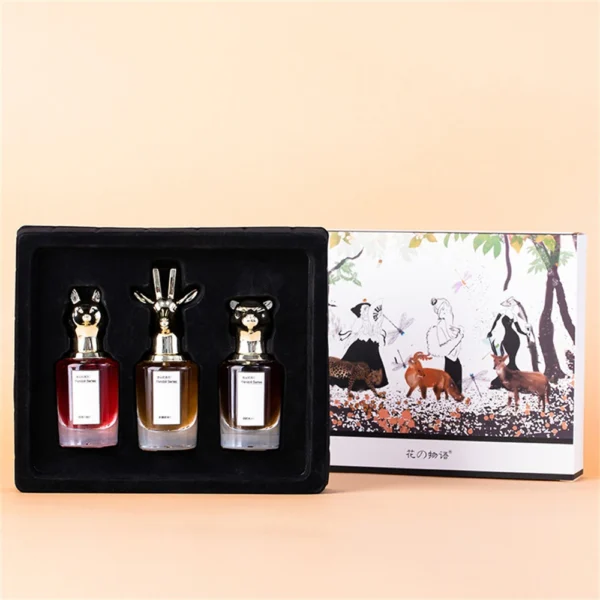 Gift Box Three Piece Lasting Fragrance Women Body Spray Perfume Essential Oil Scent Pheromone Eau De Parfum Cologne Men Toilette 3