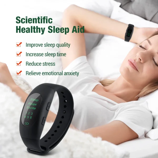 Night Sleep Aid Device Health Personal Care 3 Modes 6 Gears Sleeping Apparatus Massage CES Physical Insomnia Relief 1