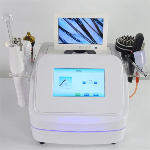 7 In 1 Hair Growth Care Hair Follicles Scalp Analysis Diagnosis Scanner Detector Anti-hair Loss Repair Treatment Massage Machine 3
