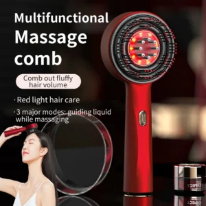 Electric Microcurrent Massage Comb Portable Hair Follicles Comb Scalp Oil Applicator Head Massager Hair Growth Anti Loss Care 1