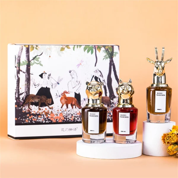 Gift Box Three Piece Lasting Fragrance Women Body Spray Perfume Essential Oil Scent Pheromone Eau De Parfum Cologne Men Toilette 2