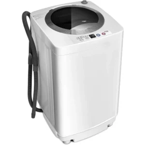 Portable Washing Machine, Full Automatic Washer and Spinner Combo, with Built-in Pump Drain 8 LBS 1