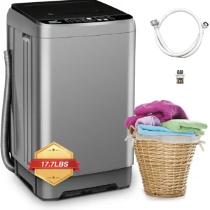 Washing Machine, 17.7lbs Portable Washing Machine with Led Display, Portable Washer for Household 10 Wash Programs,Small Washing 1