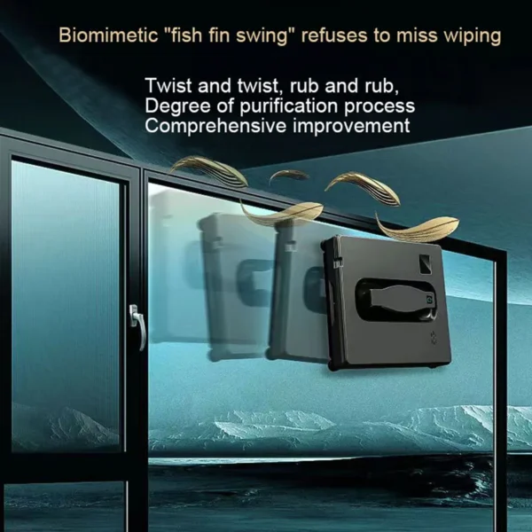 atomizing Window Cleaning Robot High Suction Electric Window Cleaner Robot Anti-falling Remote Control Robot Vacuum Cleaner 3