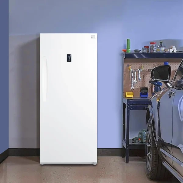 14 Cu. Ft. (390L) Convertible Upright Freezer/Refrigerator Garage-Ready Frost-Free Digital Touch Controls Quick Freeze 2