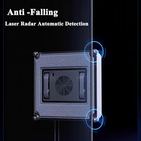 Robot Window Cleaner With Sprayer Home Appliance Smart Remote Controls Square High Suction For Window Wall Washing Water Spray 5